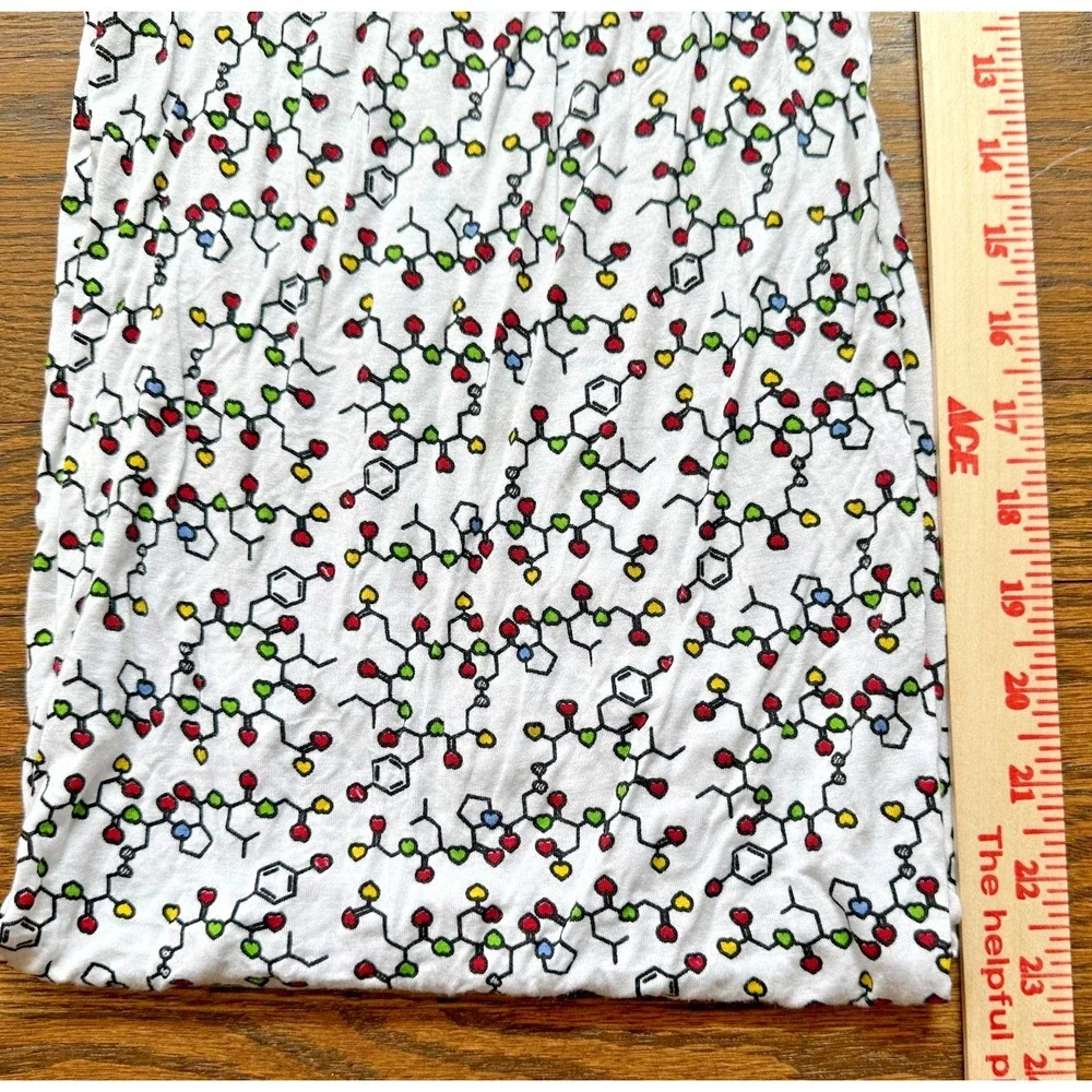 Svaha USA Chemistry Molecule STEM Science Infinity Scarf White Multicolor Scarf